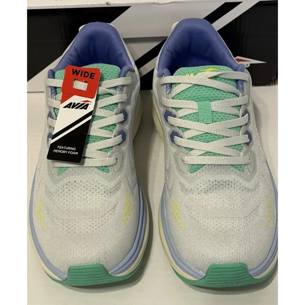 NEW Avia Avi-Move Women's Running Shoes Wide Light Blue Size 5.5 Memory Foam